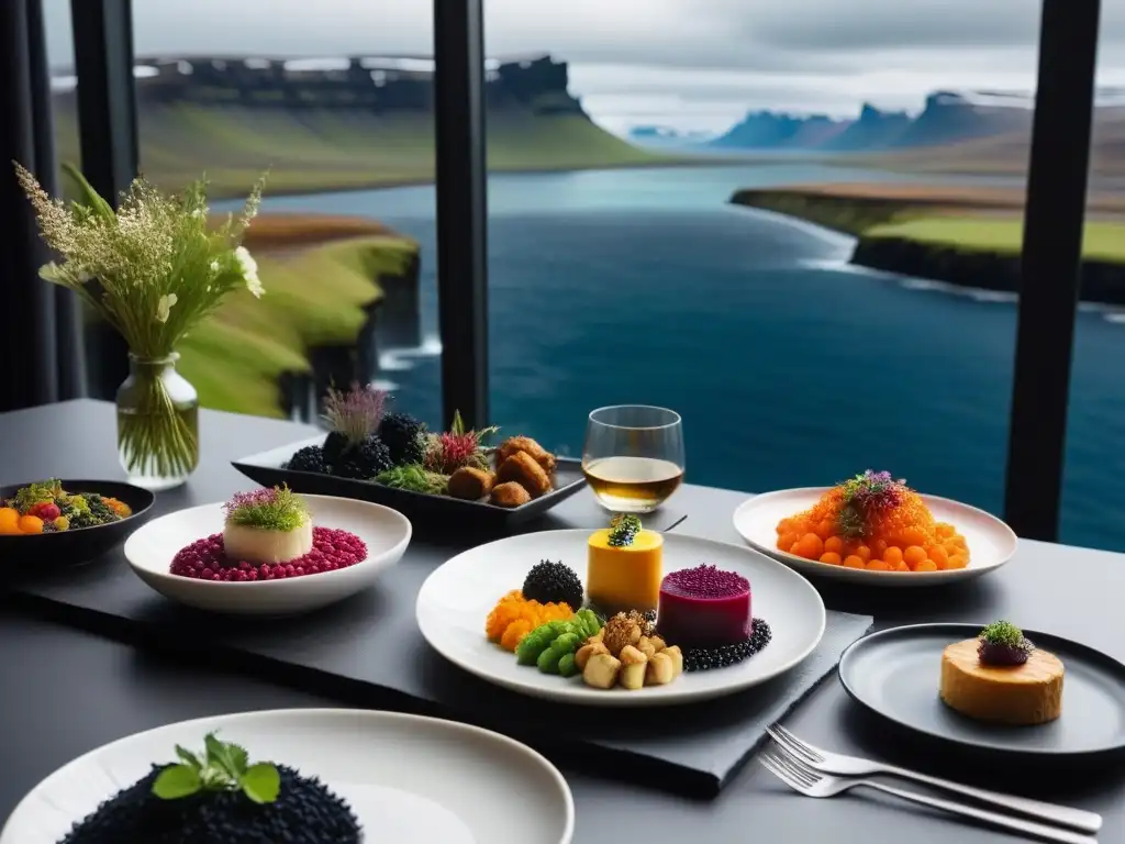 Un banquete vegano de lujo en Islandia, con ingredientes locales y vistas impresionantes