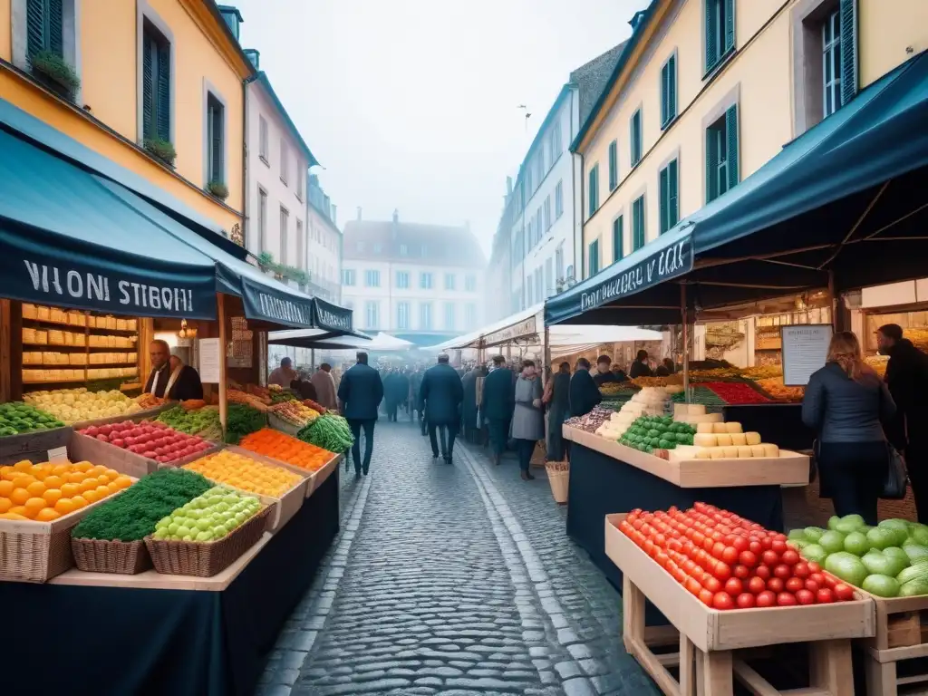 Explora la bulliciosa gastronomía vegana en Europa con este mercado al aire libre lleno de colores y productos frescos