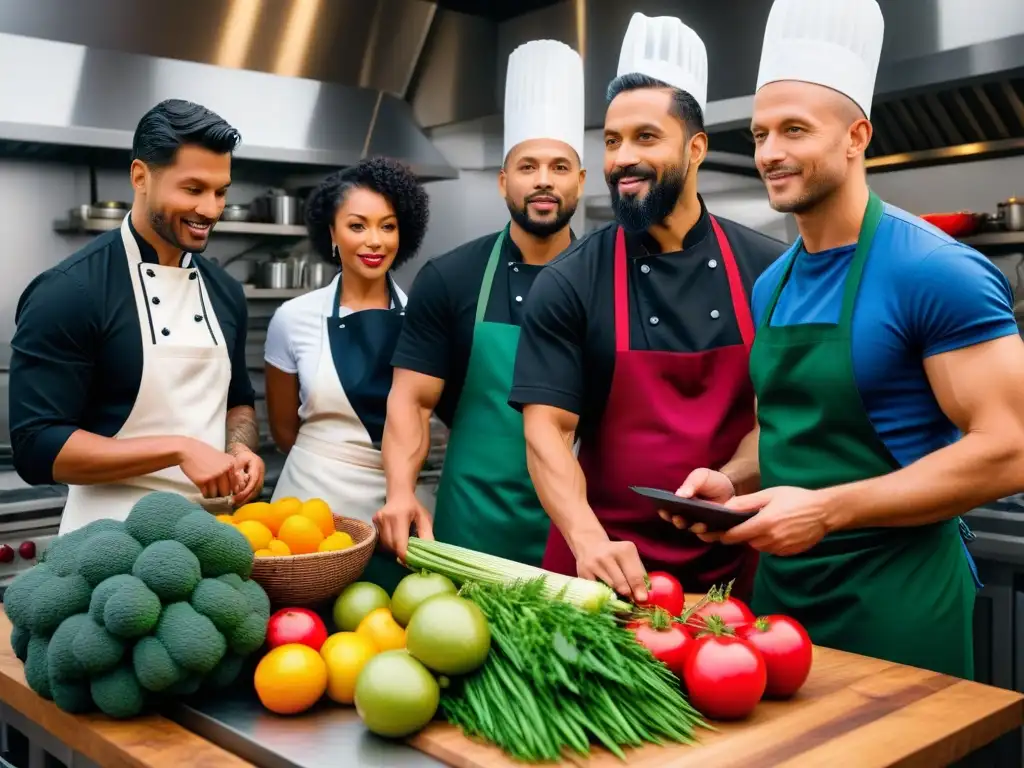 Colaboración en cocina vegana con chefs, granjeros y activistas, resaltando recetas tradicionales y sostenibles