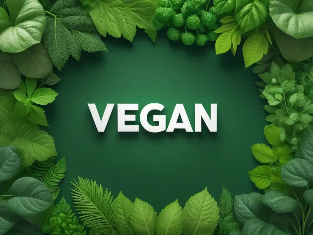 Un collage moderno y vibrante de logos de medios, entrelazados con hojas verdes, simbolizando el impacto de la representación vegana en los medios