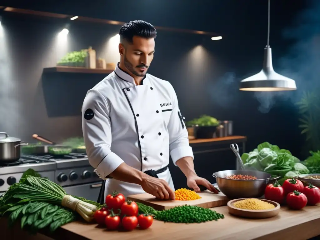 Una comunidad virtual de cocina vegana con foro, clases y demostraciones en vivo