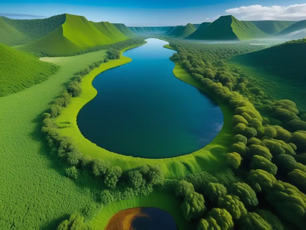 Contraste entre paisajes: exuberante naturaleza y desolación por impacto de consumo animal