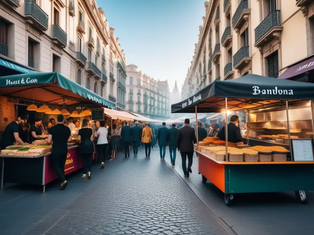 Delicias veganas en Barcelona: food trucks y mercados con paella, tapas y churros con chocolate