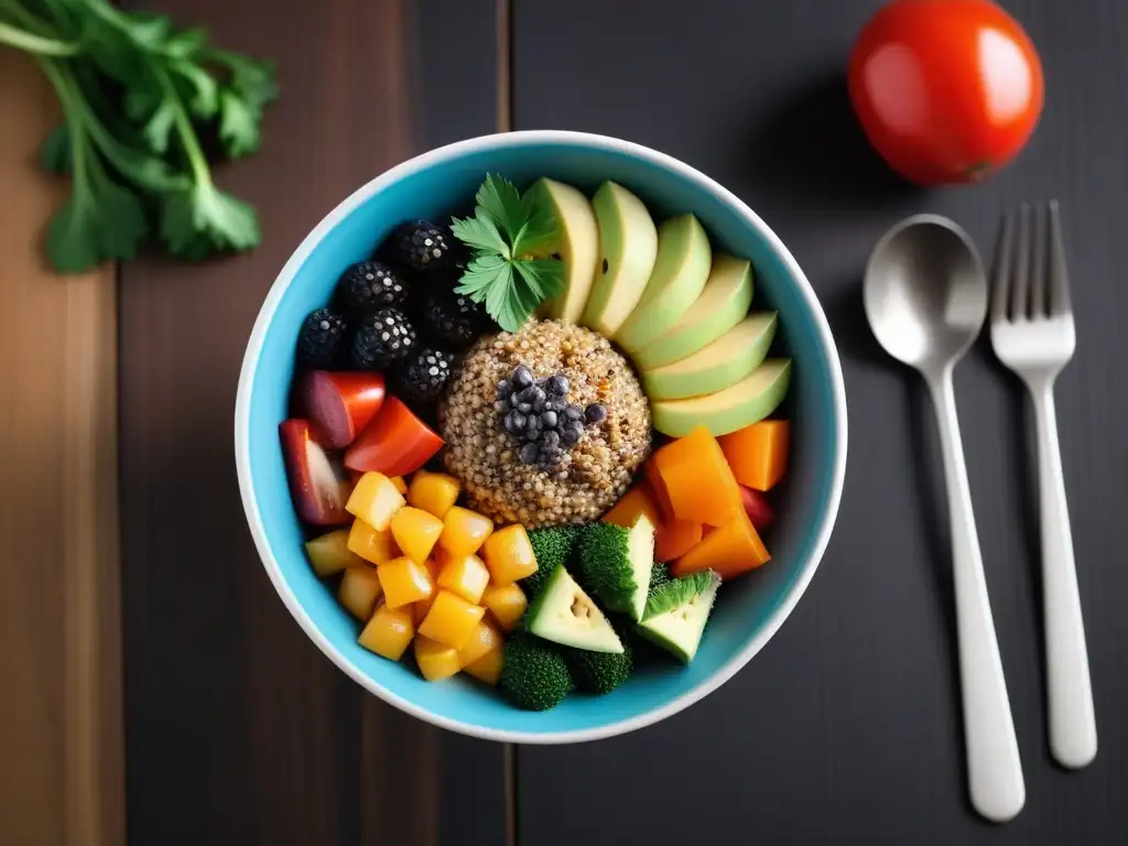 Deliciosa ensalada vegana con chía: fresca, colorida y llena de beneficios