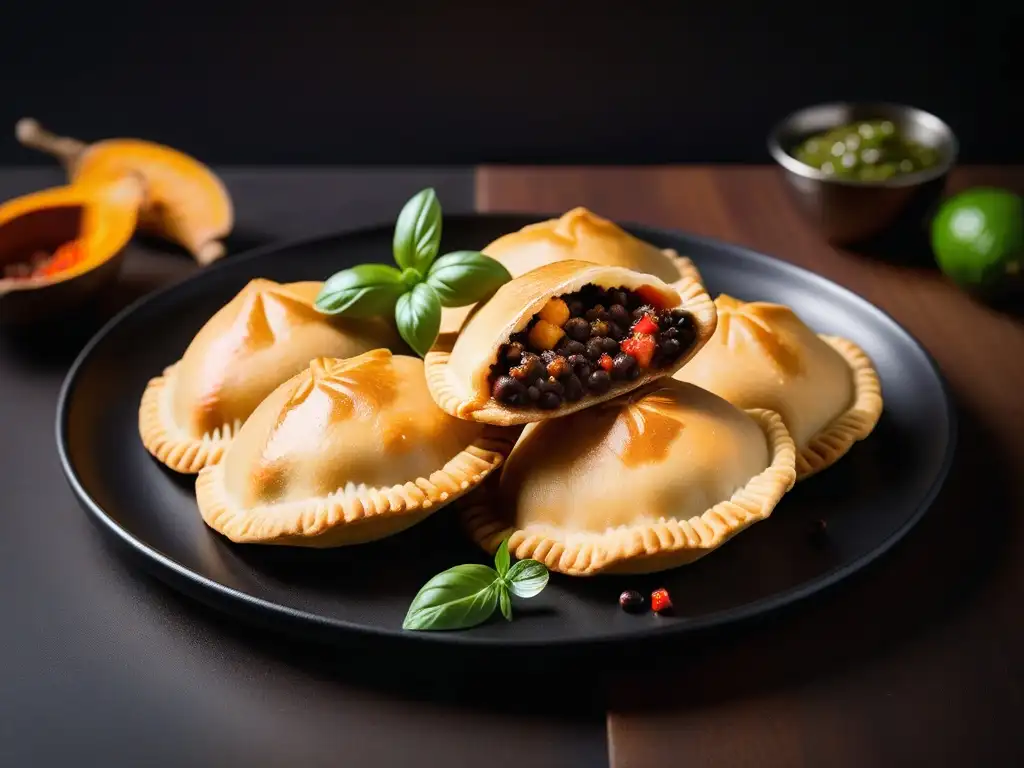 Deliciosas empanadas veganas argentinas receta original, glistenes con sabor y tradición en una presentación elegante