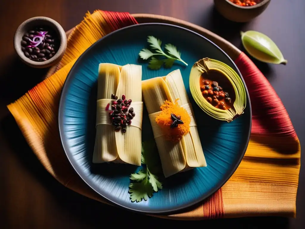 Deliciosos tamales veganos de Latinoamérica, una explosión de colores y sabores en platos artesanales