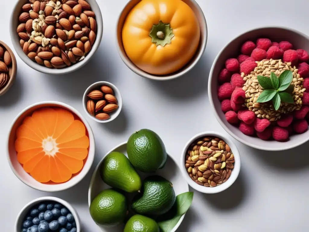 Un estallido de ingredientes frescos y coloridos en una cocina moderna