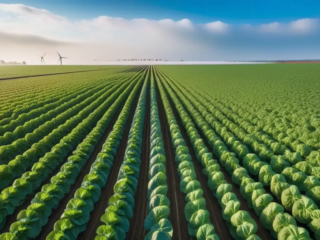 Una granja vegana con eficiencia en uso de tierra, cultivos y energía sostenible