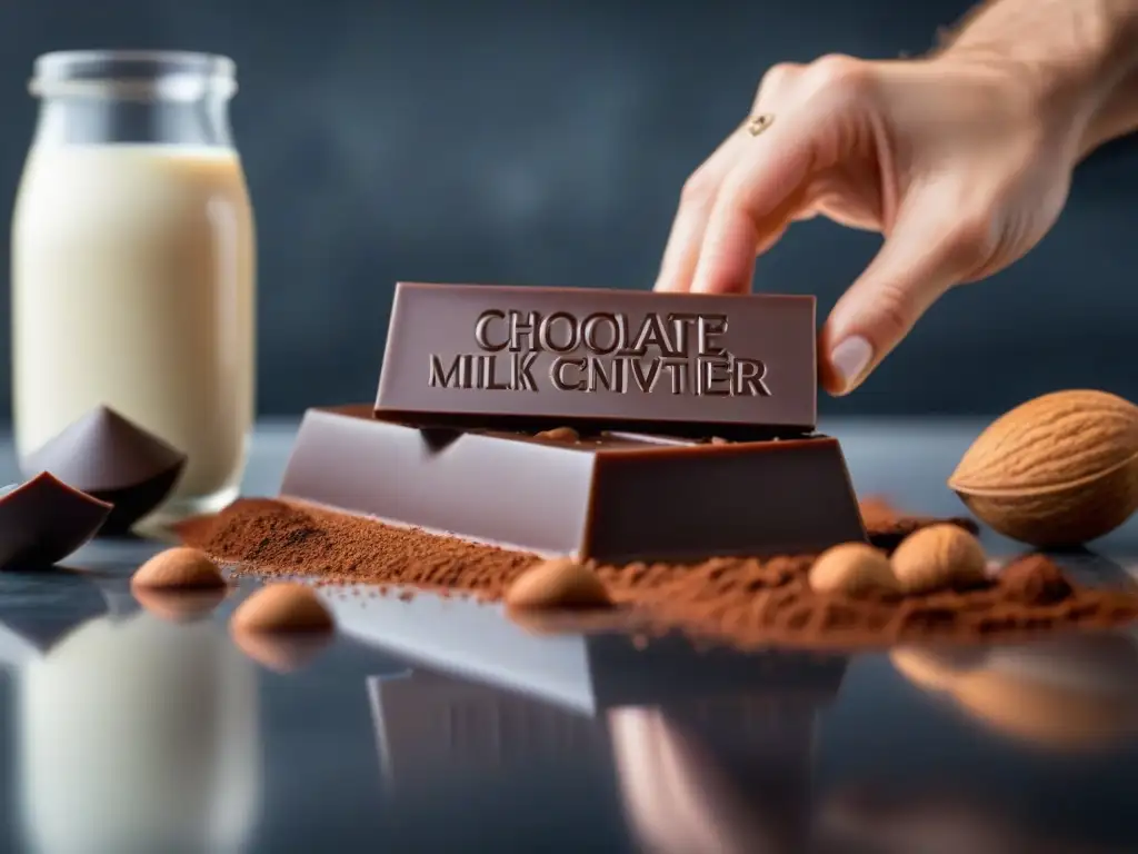 Un maestro chocolatero crea chocolates veganos con técnicas innovadoras, destacando su sabor superior