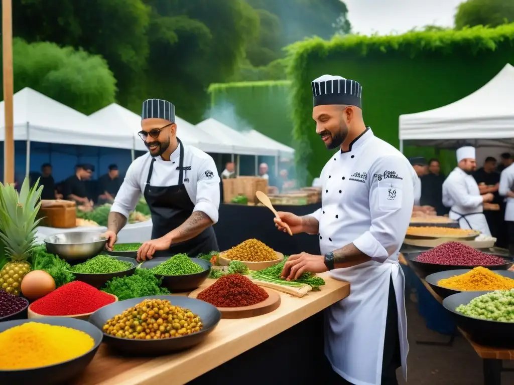 Maestros veganos crean platos únicos en mercado, Curso exclusivo cocina vegana maestros