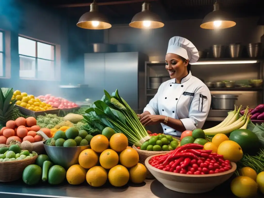 Un mercado caribeño lleno de vida, colores y sabores