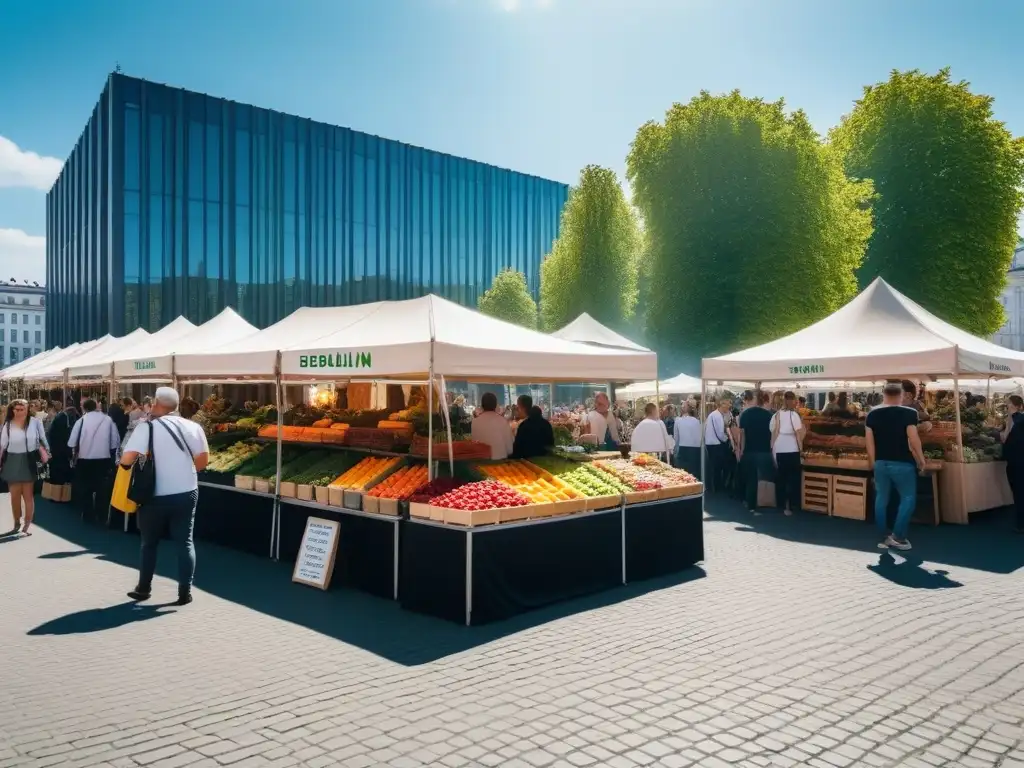 Un mercado vegano en Berlín: vibrante, colorido y diverso