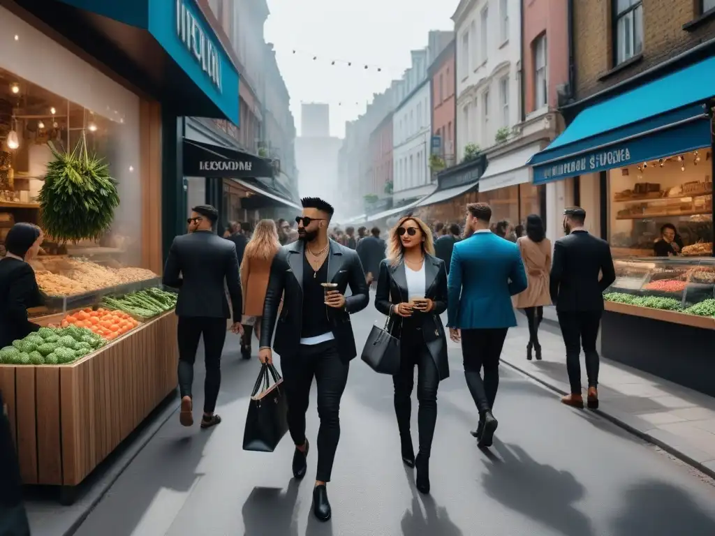 Moda vegana: Estilo y sostenibilidad en la ciudad Moda vegana sostenible transformando la ciudad en un escenario vibrante y creativo lleno de estilo y color