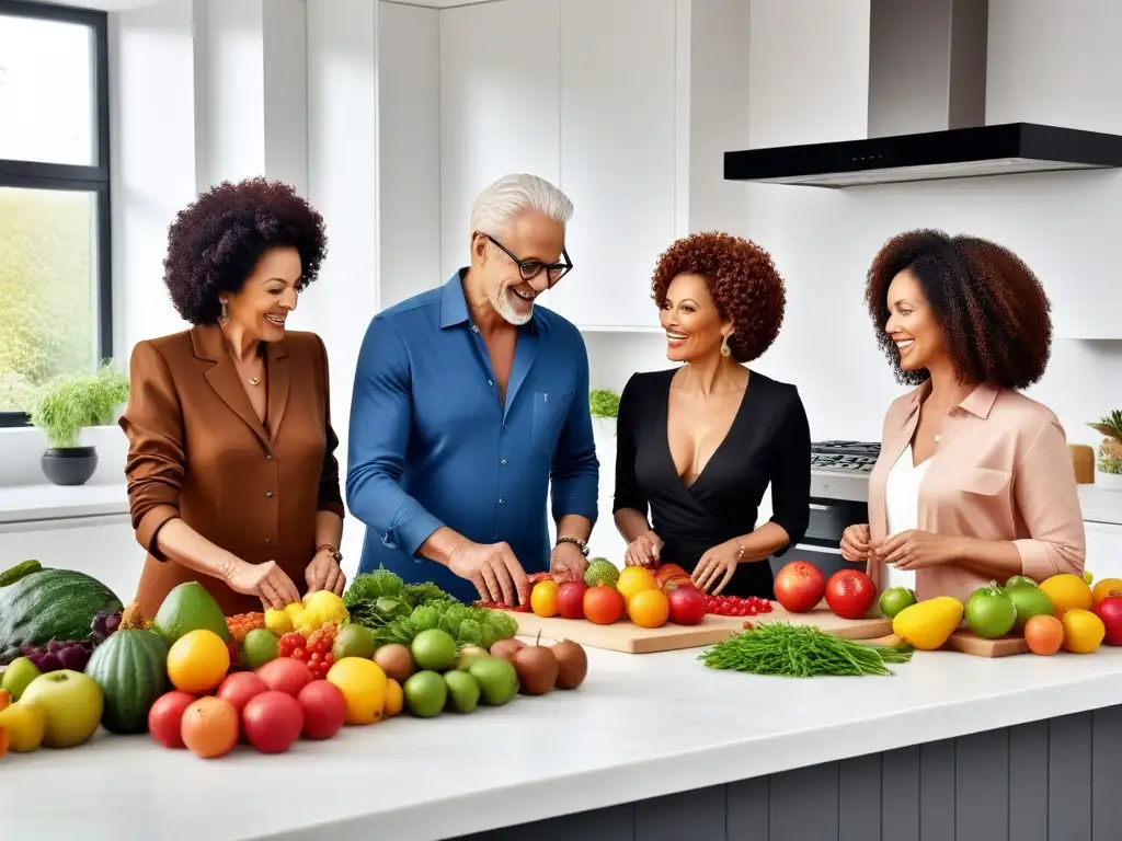 Un momento único en la cocina: veganismo uniendo generaciones con amor y sabiduría compartida