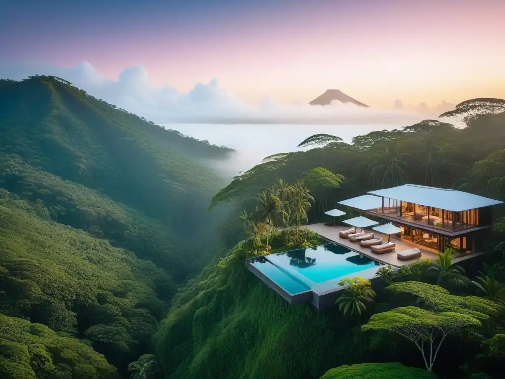 Un refugio vegano de lujo en Costa Rica: elegantes bungalows, piscinas infinitas y vistas al mar en medio de exuberante vegetación