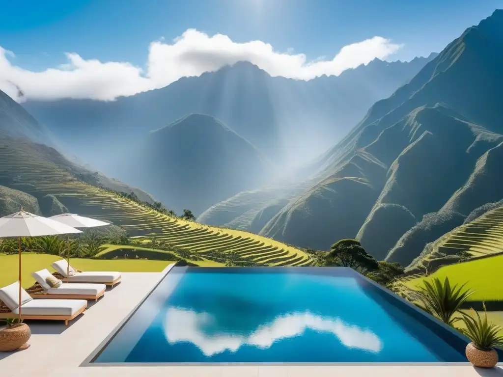 Un refugio vegano de lujo en Perú con vistas a los Andes: arquitectura moderna, piscina infinita y exuberante vegetación