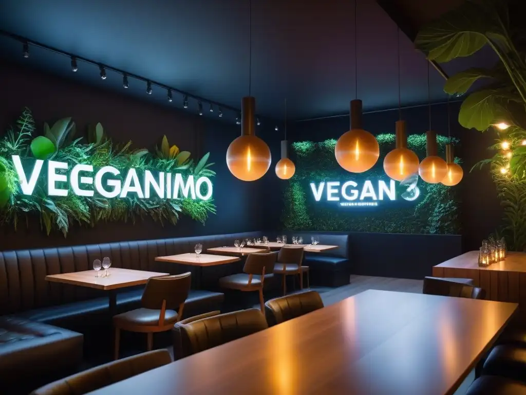 Un restaurante vegano lleno de vida y modernidad