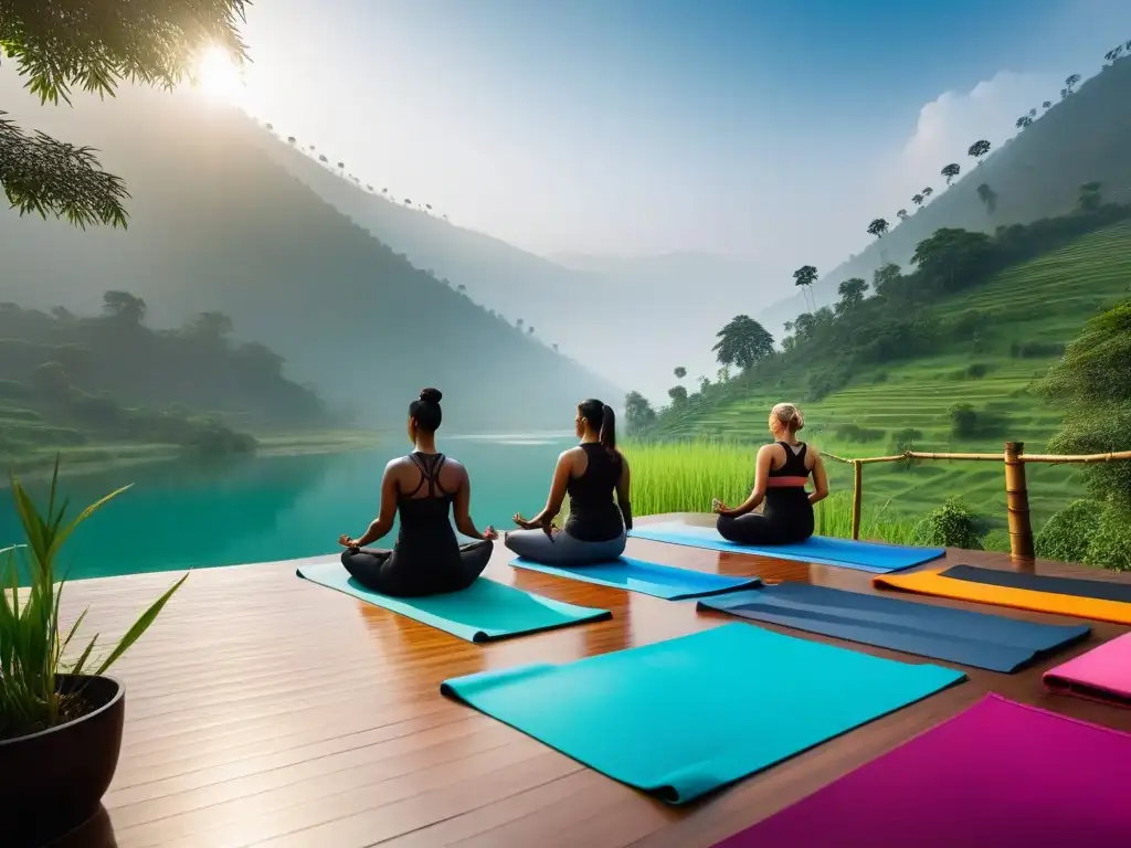 Un retiro vegano de lujo en la India: practicando yoga con vistas a los Himalayas, rodeados de naturaleza y armonía