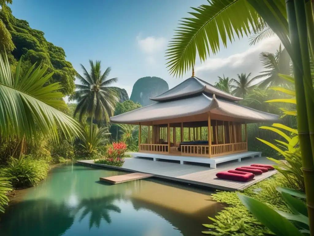 Retiro vegano en Tailandia: meditación en armonía con la naturaleza exuberante y serena