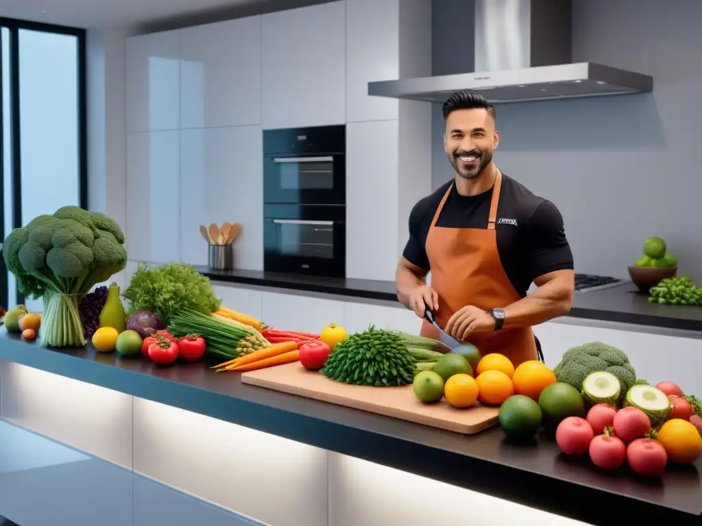 Taller de cocina para niños: diversión y aprendizaje saludable Talleres de cocina vegana para niños: Un vibrante y colorido taller culinario con niños de diferentes edades y géneros cocinando en armonía