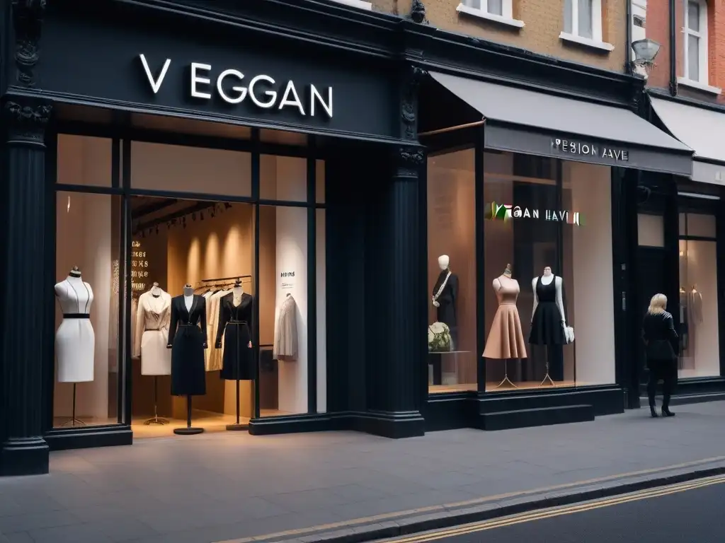 Una tienda de moda vegana ética resalta en la ciudad con marcas moda vegana éticas destacadas