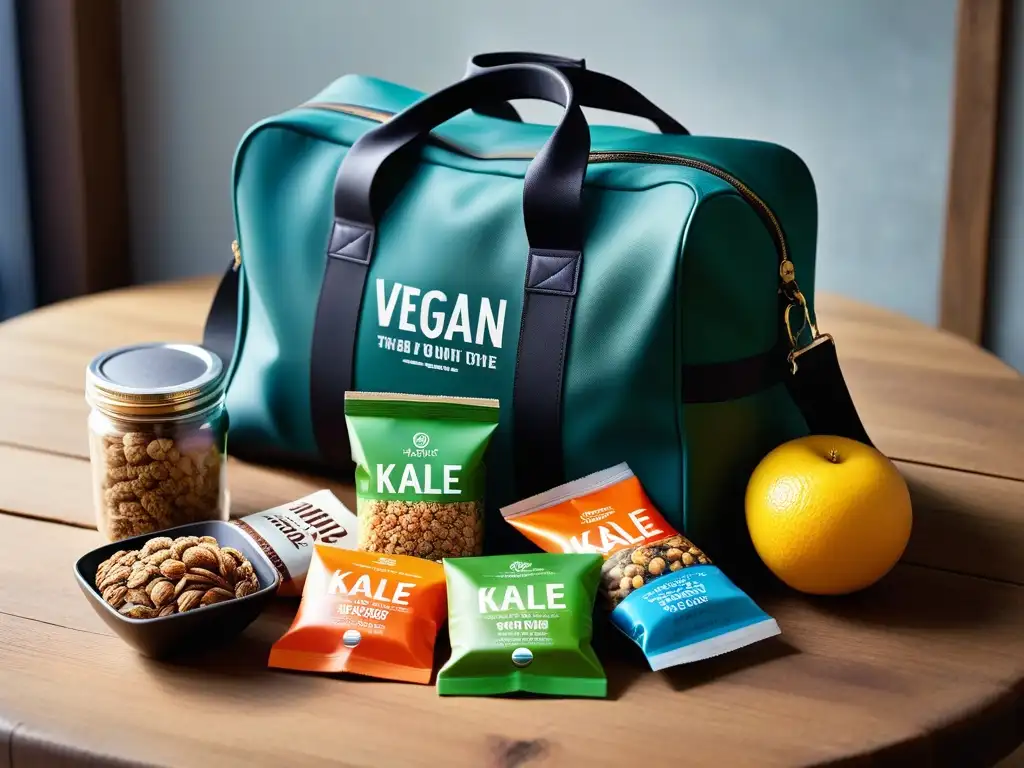 Un viaje lleno de color con snacks veganos para viajes