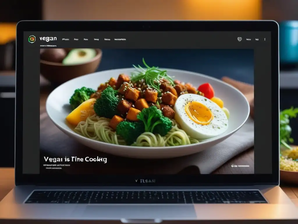 Una vibrante discusión culinaria sobre cocina vegana en foros veganos en línea