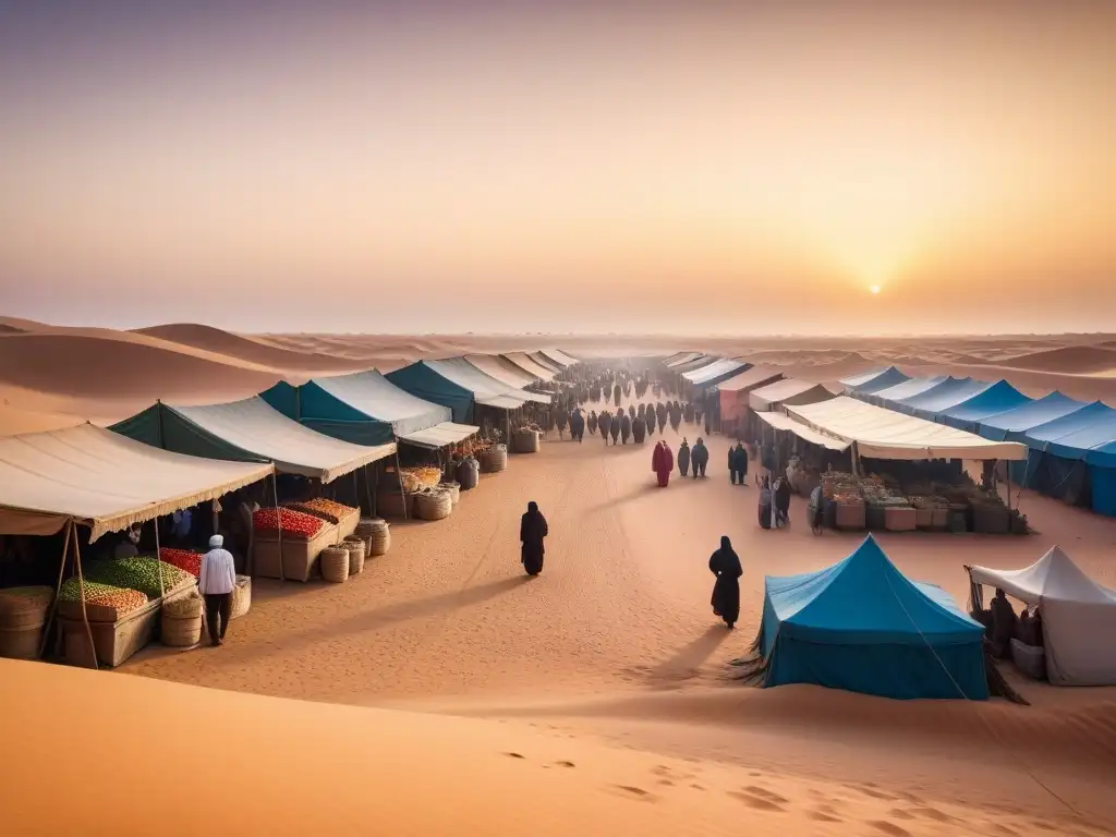 Un vibrante mercado vegano en el Sahara con recetas tradicionales