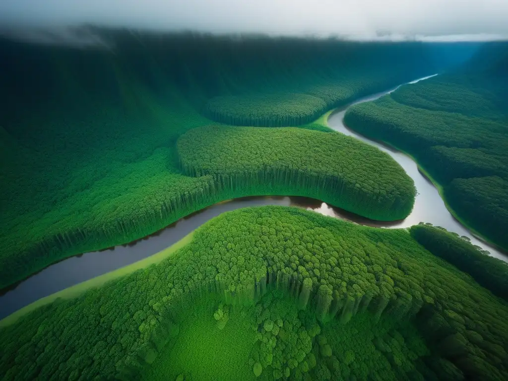 Vibrante selva verde en Oceanía, biodiversidad y belleza natural, superalimentos veganos Oceanía nutrición